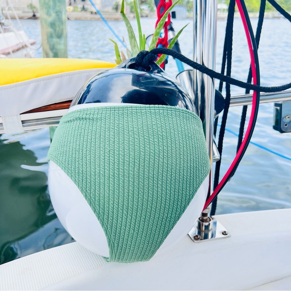 SHEIN Green Ribbed Bikini Set - Picture 5 of 15